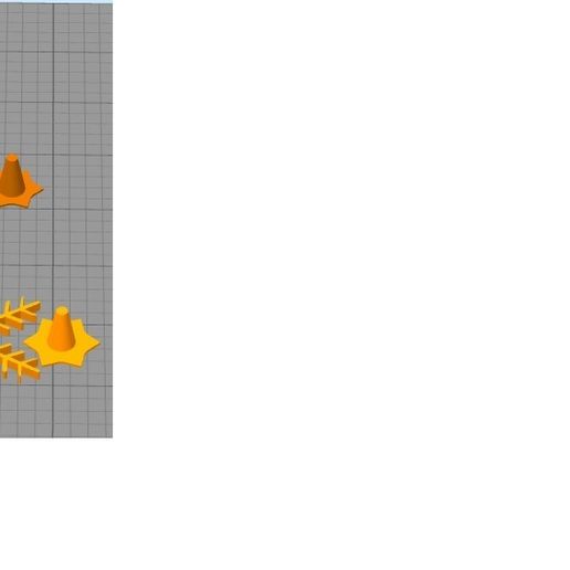 set Snow Cutters with single extractor (snow frozen) - 3D model önizlemesi