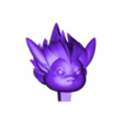 cabeca.stl Pikachu cosplay Vegeta