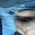 Free 3D file Jeans / pants button extender - prolunga per bottone dei  pantaloni 👖・3D printing template to download・Cults