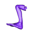 crazybrain_Lleg_4toes.stl ДОББИ ИЗ ФИЛЬМА О ГАРРИ ПОТТЕРЕ