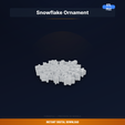 01_hero.png Intricate Snowflake Christmas Ornament, Geometric - 3D Printable STL File