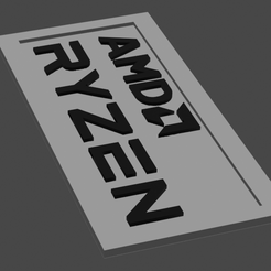 ryzen-logo.png AMD RYZEN LOGO PLATE