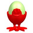 Dama_04.jpg Datei STL Spielen und essen! Ostern Dame Spiel・Design für 3D-Drucker zum herunterladen