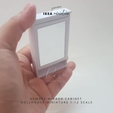 ROR CABINET NIATURE 1:12 SCALE STL file MINIATURE IKEA-INSPIRED HEMNES Mirror cabinet FURNITURE FOR 1:12 DOLLHOUSE・3D print design to download, RAIN