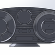 ss1.png CRUSCOTTO ORIGINALE MERCEDES W115 - MODELLO NON IN SCALA