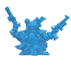 dwarf-engineer.jpg Fichier STL Ingénieur nain 2 canons Oldhammer・Modèle pour impression 3D à télécharger