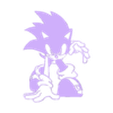 Sonic V1 - no frame - no support.stl Wall Art Sonic the Hedgehog