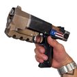cyberpunk-dying-night-prop-replica-3.jpg Cyberpunk 2077 Dying Night Gun Replica Prop Pistol Weapon