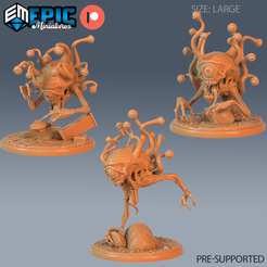 Ancient-Eye-Terror.png 3D file Ancient Eye Terror Set ‧ DnD Miniature ‧ Tabletop Miniatures ‧ Gaming Monster ‧ 3D Model ‧ RPG ‧ DnDminis ‧ STL FILE・3D print object to download