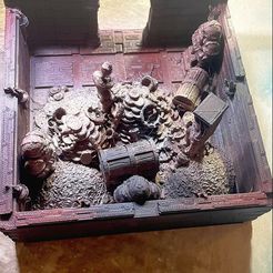 dyd_sala_tesoro_a.jpg Archivo STL Dragones y Mazmorras Escenografía 3D - Sala del Tesoro - Mazmorra・Plan imprimible en 3D para descargar