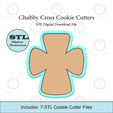 Etsy-Listing-Template-STL.png Chubby Cross Cookie Cutters | STL Files