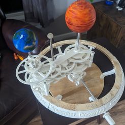TELLURION, SOLAR SYSTEM, SUN, EARTH, MECHANICAL MOON