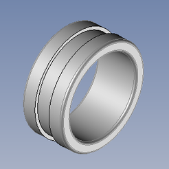 5v1p1.png Fichier 3D gratuit Bague minimaliste mixte・Plan pour impression 3D à télécharger