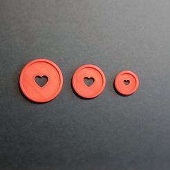01.jpg STL-Datei Planerscheiben mit Herzform・3D-druckbare Vorlage zum herunterladen