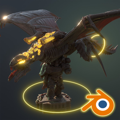 Blender-Preview-2-Harrowdan.png 3D-Datei WELTRAUMKÄFER DES TODES HARROWDAN BLENDER・3D-druckbare Vorlage zum herunterladen