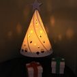 light.jpg Filament Insert Christmas Tree (Tea light candle holder)
