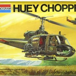 a=" H Y CHOPPER 1/24 Monogram Huey Gunship weapons super detail set.