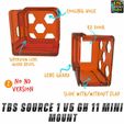 TBS-Source-1-V5-GH11-Mini-Mount-2.jpg TBS Source One V5 Gopro Hero 11 Mini 30 Degree Mount