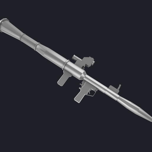 🚀 RPG-7 (Rocket Launcher) 3D MODEL・ 3D File for 3D