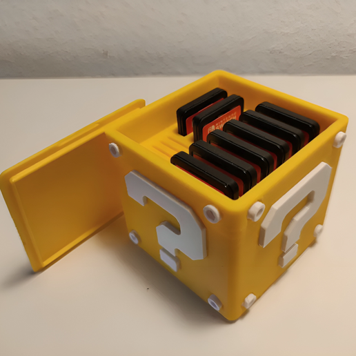 Question Block Nintendo Switch Cartridge Storage Box