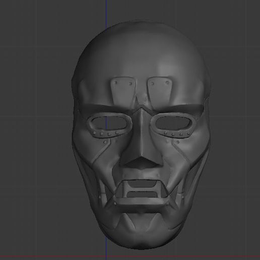 3D file mask of dr. doom・3D printer design to download・Cults