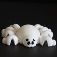 IMG_0282.jpg KAWAII FLEXI SPIDER. 3D DESING FOR 3D PRINTING (Print in place).