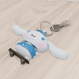 Cinnamorollskate3-1.png SANRIO ARTICULATED KEYCHAIN HELLO KITTY AND CINNAMOROLL