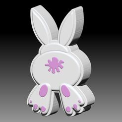 Bunny.jpg STL file Bunny solid shampoo and mold for soap pump・3D printing model to download, __Bubbles