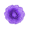 Begonia.stl Lush Layered Begonia Bloom Printable 3D model