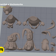 Screenshot_45.png Křemílek a Vochomůrka- figures 3D PRINT MODEL