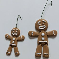 Adorno Flexi Print-in-Place Gingerbread Man