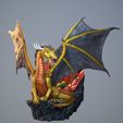 1004_Viewport.jpg Heroes 3 Gold Dragon on the cliff with a roost