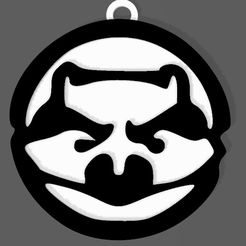 9-ROCKET-RACCOON.jpg STL file MARVEL AVENGERS ROCKET RACCOON KEYCHAIN・3D print object to download