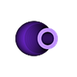 Shaft-Lever-Knob01.stl Jet Engine Component (11): CVT(CSD), Toroidal type