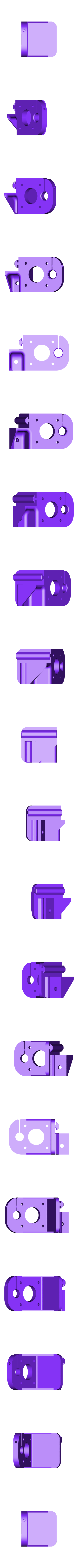 y axis motor holder left.stl DIY 3D Printed Dremel CNC