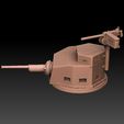 m2a4-machine-gun-1.jpg M2A4 Tank Turret Royalty Free Version