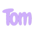 Tom v1_Tom v1_Cache_Tom v1.stl PERSONALIZED LED LAMP - TOM'S NAME