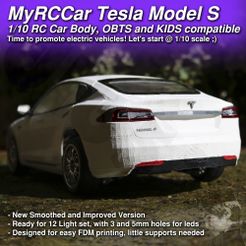 MRCC_TMS_2000x2000_cults.jpg Fichier 3D MyRCCar 1/10 Tesla Model-S RC Car Body revisité. Lissé et détaillé・Modèle pour imprimante 3D à télécharger