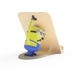Minion_render_3.png Minion Phone Stand