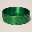 20220214_170946.jpg STL file 🍀 Four-Leaf Clover Vase Cup Tray 🍀・3D printer model to download