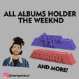 M.jpg THE WEEKND CD STAND WALL - ALL ALBUMS