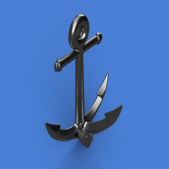 shark_anchor2.PNG Free STL file Wall Anchor Mount For Ikea Shark・Object to download and to 3D print