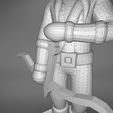 male_ranger-detail_3.502.jpg ELF RANGER CHARACTER GAME FIGURES 3D print model
