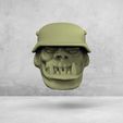 75820e83-bed0-4ffc-afd3-ed4e5e465830.jpg Space Orc Head with Helmet - 28mm