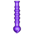 Orbicular Brown-Violet-Gold Handle_NO CONNECTOR.stl ORBICULAR modular handle