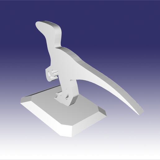 STL file Raptor - Dinosaur toy Design for 3D Printing 🦖 (OBJ)・3D ...