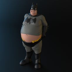 resize-batman-f.jpg STL file Batman Retired・Template to download and 3D print