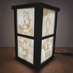 LithophaneBox1.jpeg STL file LED Lithophane Lamp・3D print object to download