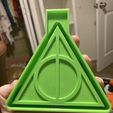 deathly_hallows_3d_printed_mold_box.jpg Deathly Hallows Harry Potter - 3D Model Mold Box for Silicone Freshie Moulds