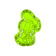 model.png Donald Duck  (7)   CUTTER AND STAMP, COOKIE CUTTER, FORM STAMP, COOKIE CUTTER, FORM
